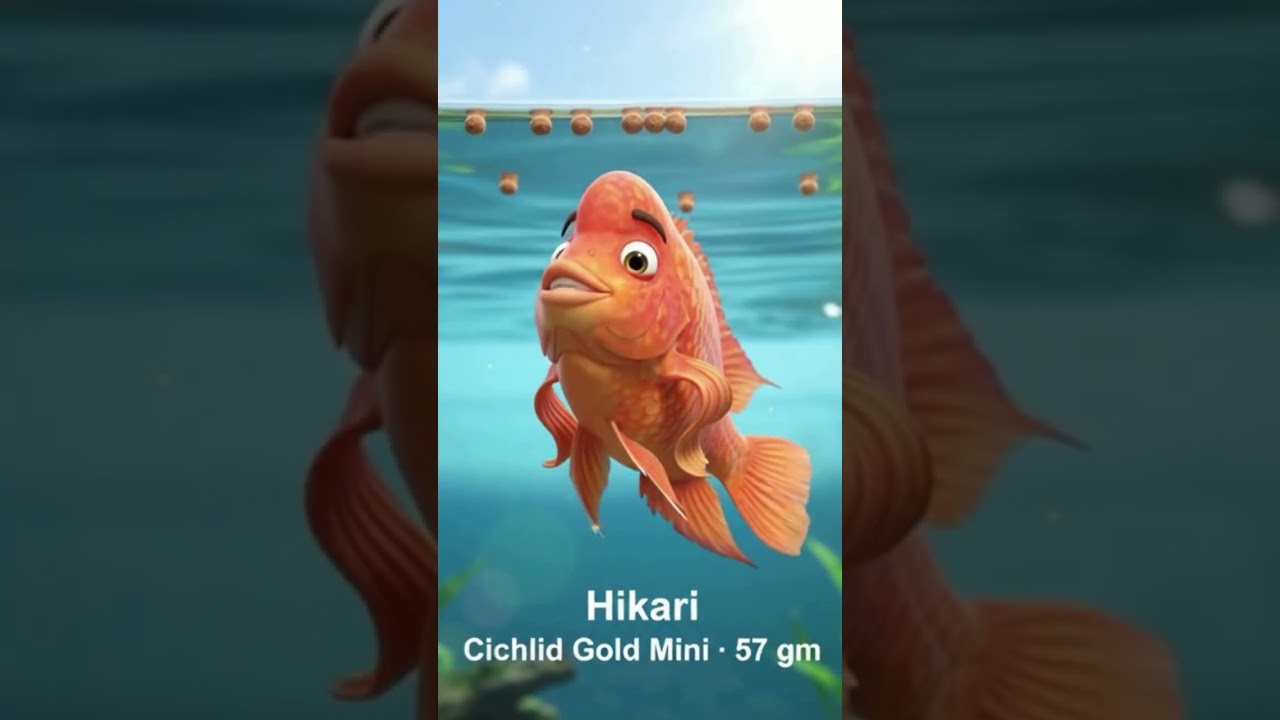 Hikari Sinking Cichlid Excel 100 gm video