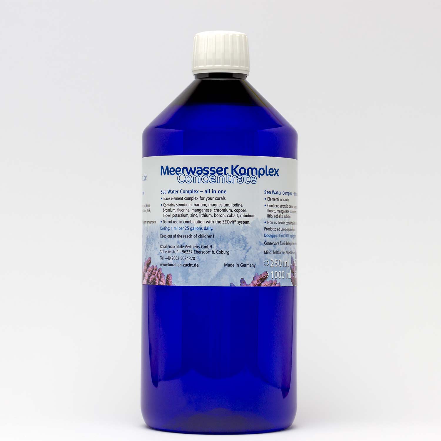 Korallen-Zucht Seawater Complex Concentrate - 1000 ml Korallen-Zucht Seawater Complex Concentrate - 1000 ml