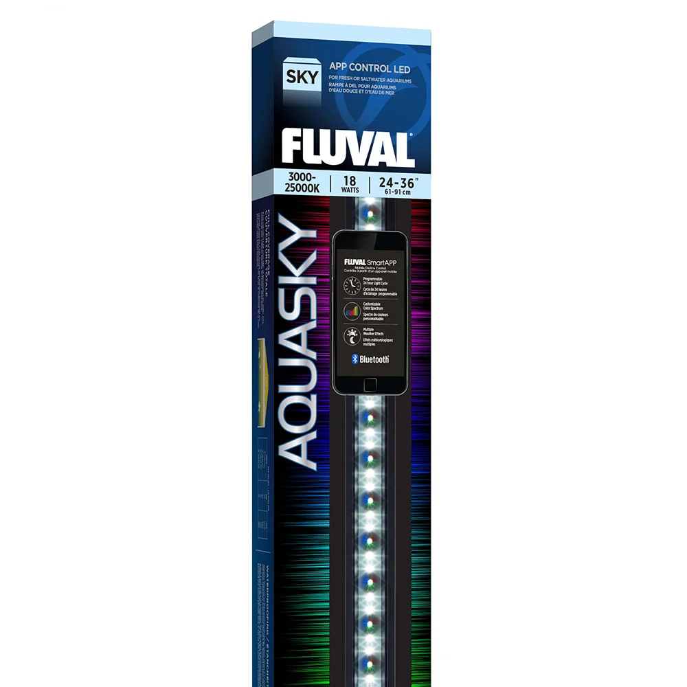 Fluval Aquasky LED Bluetooth WRGB 18W | 24-36 in