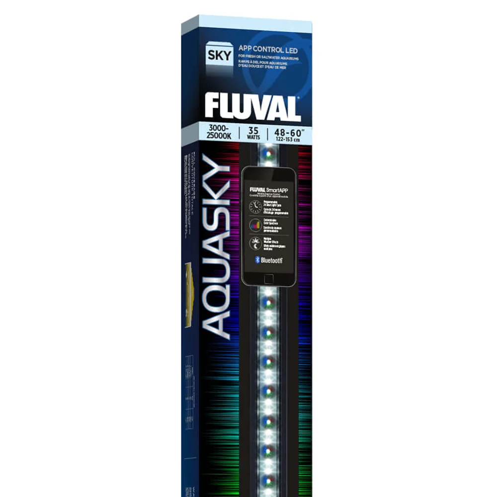 Fluval Aquasky LED Bluetooth WRGB 33 Watt | 48-60 in