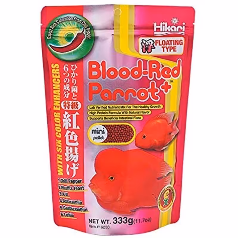 Hikari Blood Red Parrot Floating