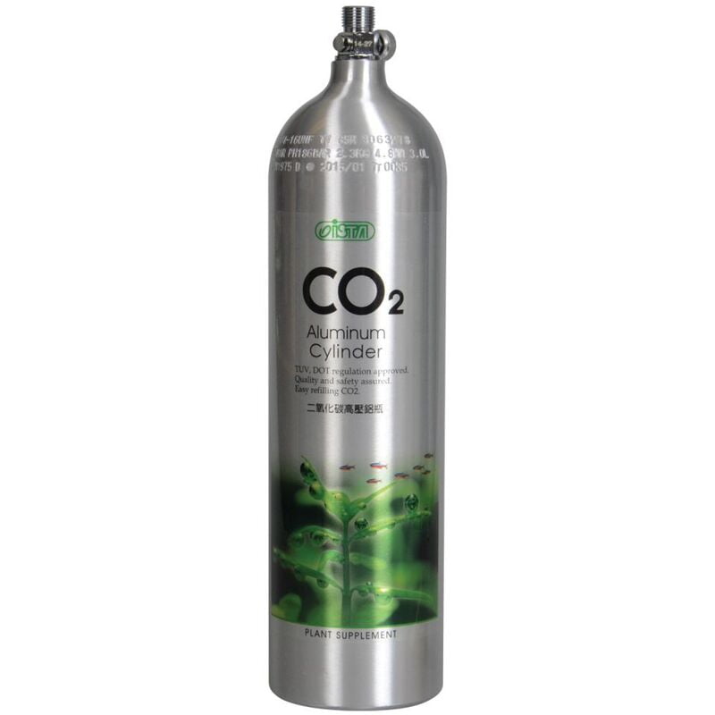 ISTA Aluminum CO2 Cylinder ( Face - Up ) 3 L ISTA Aluminum CO2 Cylinder (Face-Up)