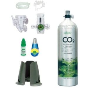 ISTA 0.5 L CO2 Aluminum Cylinder Set Face up - Image 2