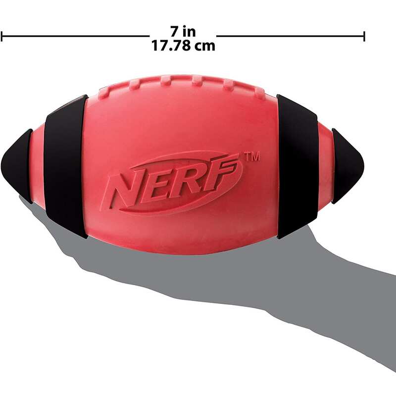 NERF Rubber Squeak Football 7-inch NERF Rubber Squeak Football 7-inch - Image 3