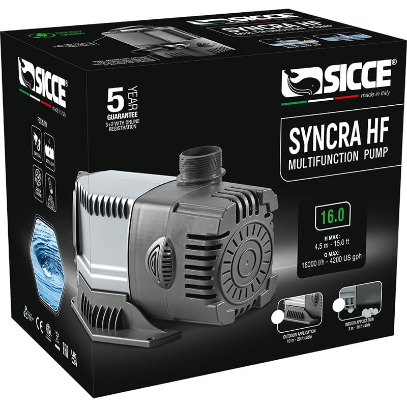 Sicce Syncra High Flow Pump 16000 Litre per hour Sicce Syncra High Flow Pump