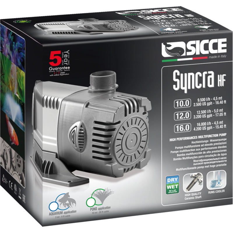 Sicce Syncra High Flow Pump 9500 Litre per hour Sicce Syncra High Flow pump