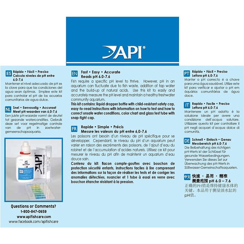 API Freshwater pH Test kit API Freshwater pH Test kit - Image 2