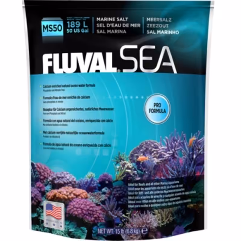 Fluval Sea Marine Salt 15Lbs 50 US Gal Indiefur.com