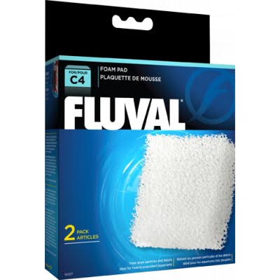 Fluval C4 Poly Foam Pad – 2 Pcs Fluval C4 Poly Foam Pad – 2 Pcs Indiefur.com
