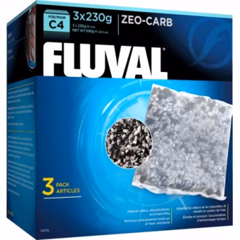 Fluval C4 Zeo-Carb Indiefur.com