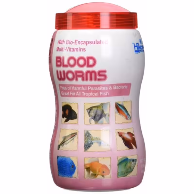 Hikari Bio-Pure Freeze Dried Blood Worms Fish Food Indiefur.com