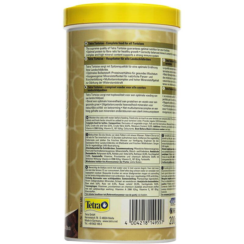 Tetra Tortoise Complete Food for All Tortoises 1 Litre Tetra Tortoise Complete Food for All Tortoises 1 Litre