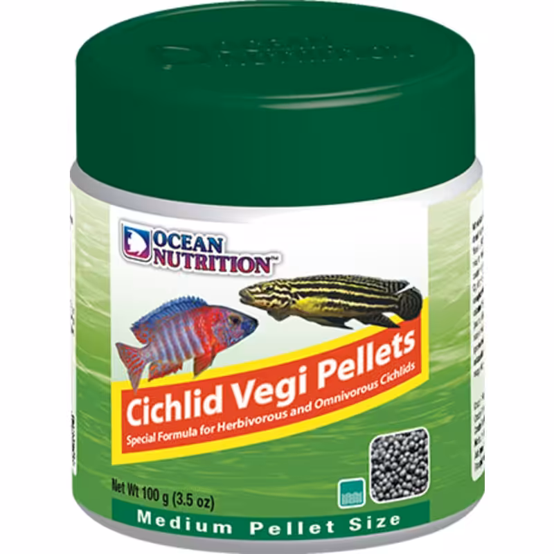 Ocean Nutrition Cichlid Vegi Pellet Medium 100 gm