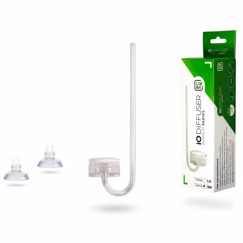 Co2Art IO Diffuser - Acrylic Series - In-Tank CO2 Diffuser