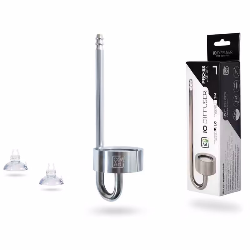 Co2Art IO Diffuser - Stainless Steel Series In Tank CO2 Diffuser Large Co2Art IO Diffuser - Stainless Steel Series - In-Tank CO2 Diffuser