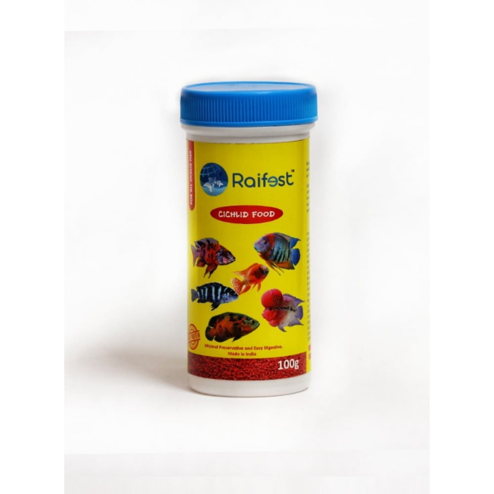 Raifest Cichlid Pellets 100 gm Raifest Cichlid Pellets 100 gm