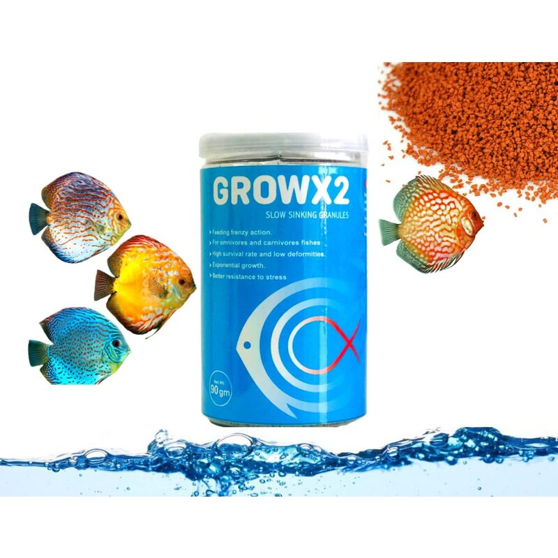 DiscusX GrowX2 90 Gm Pellet Size 0.8 - 1.2 mm DiscusX GrowX2