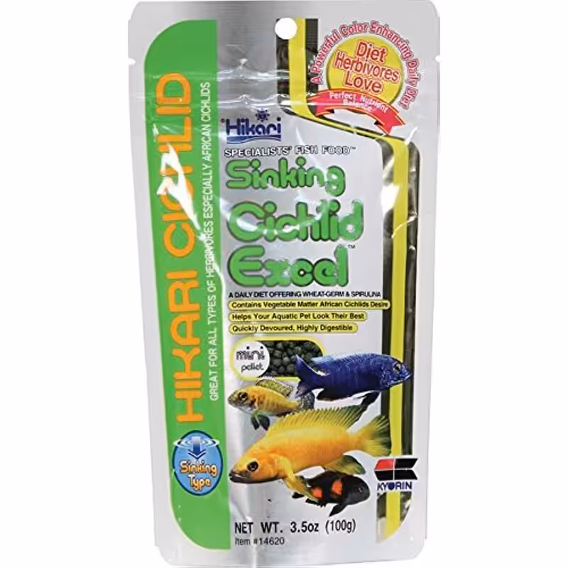 Hikari Sinking Cichlid Excel 100 gm Hikari Sinking Cichlid Excel 100 gm