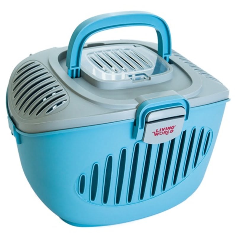 Living World Paws2Go Carrier Grey/Blue Living World Paws2Go Carrier, Grey/Blue