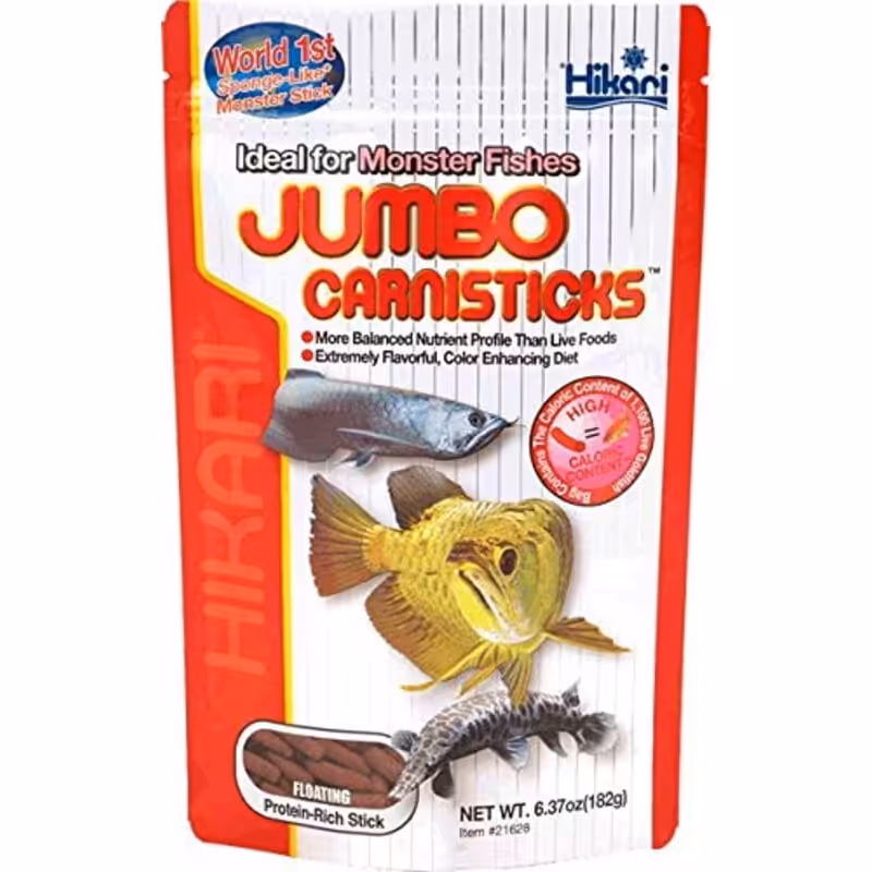 Hikari Jumbo Carnistick-Long Pellet 182 Gm Hikari Jumbo Carnistick-Long Pellet