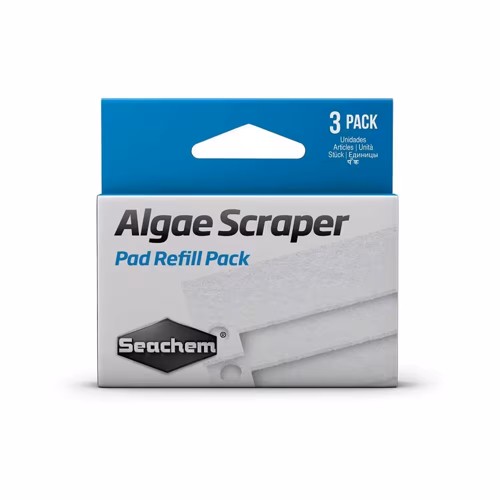 Seachem Algae scraper replacement scrubber pad 3 pack