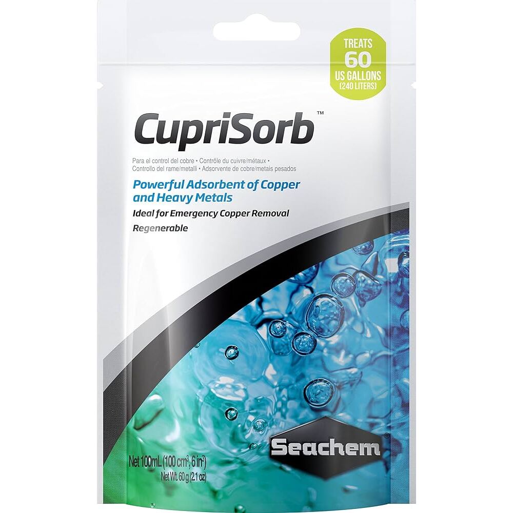 Seachem CupriSorb 100 ml bagged Seachem Cuprisorb 100 ml