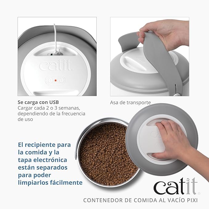 Catit Smart Pixi Vaccum Food Container Catit Smart Pixi Vaccum Food Container - Image 4
