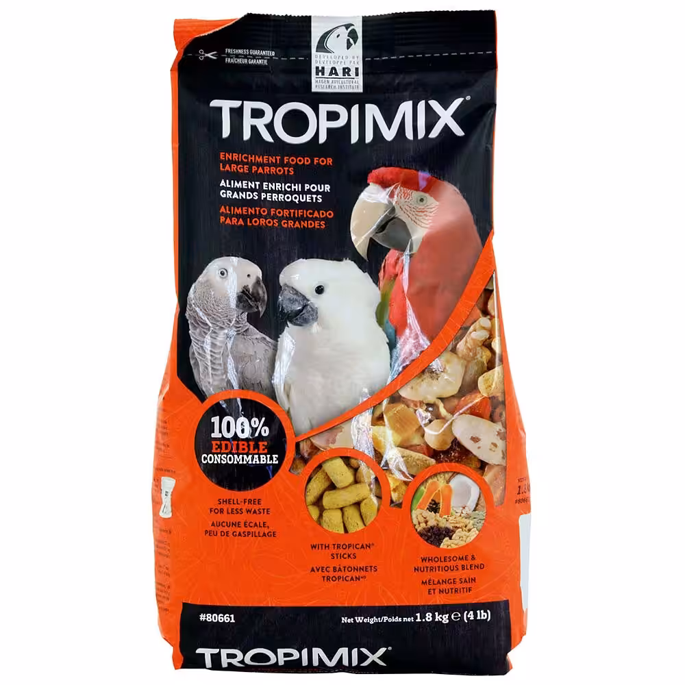 Hari Large Parrots, 1.8kg (4 lb) Tropimix