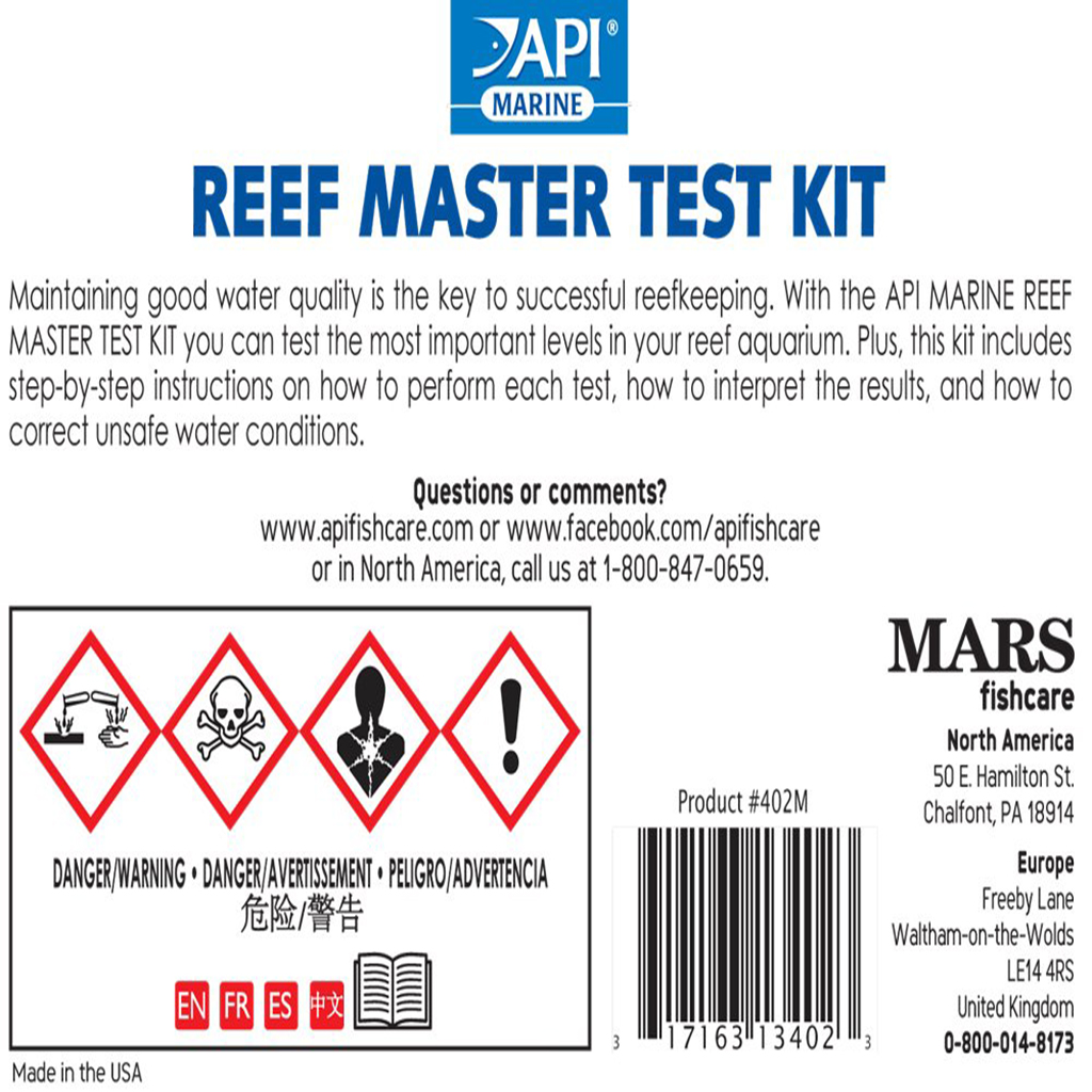 API Reef Master Test Kit API Reef Master Test Kit