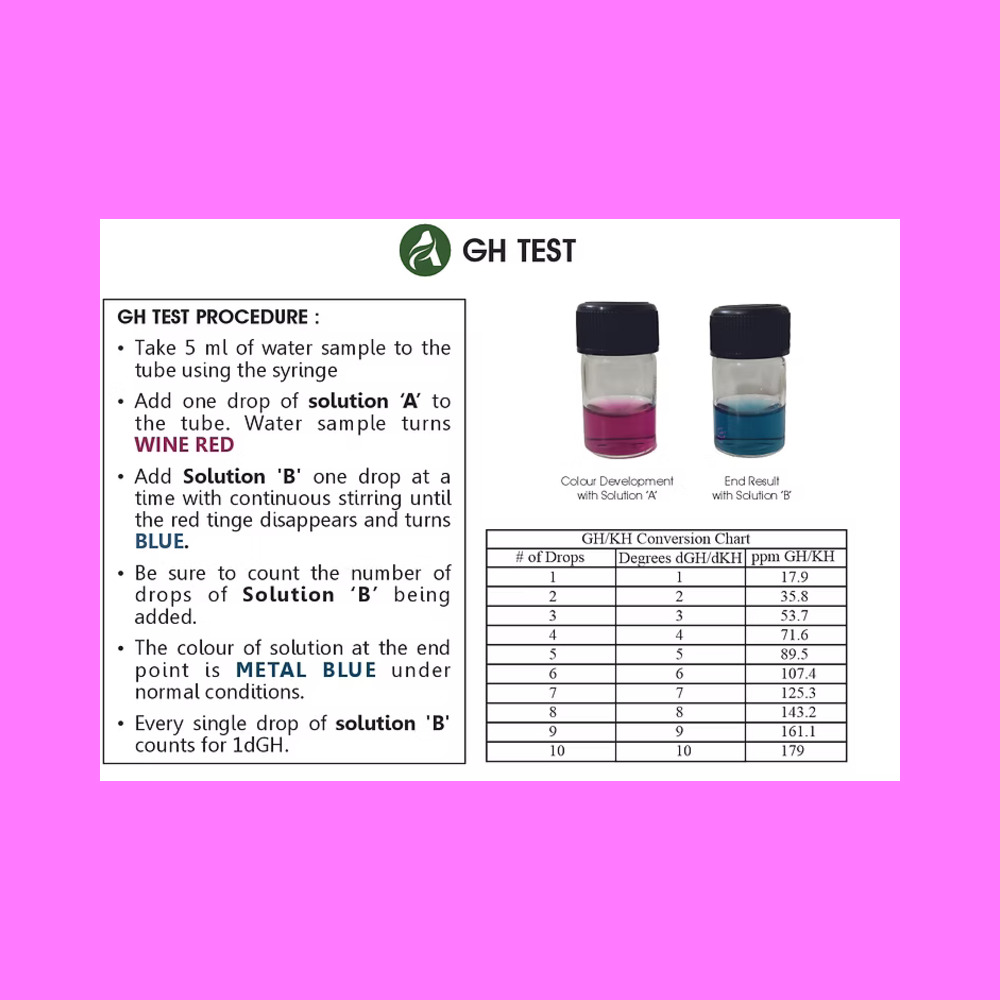 AquaVascular GH KH Test Kit AquaVascular GH KH Test Kit