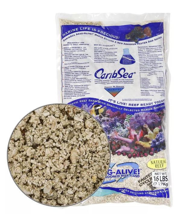 Caribsea Arag-Alive Natural Reef 16 lbs Caribsea Arag-Alive Natural Reef