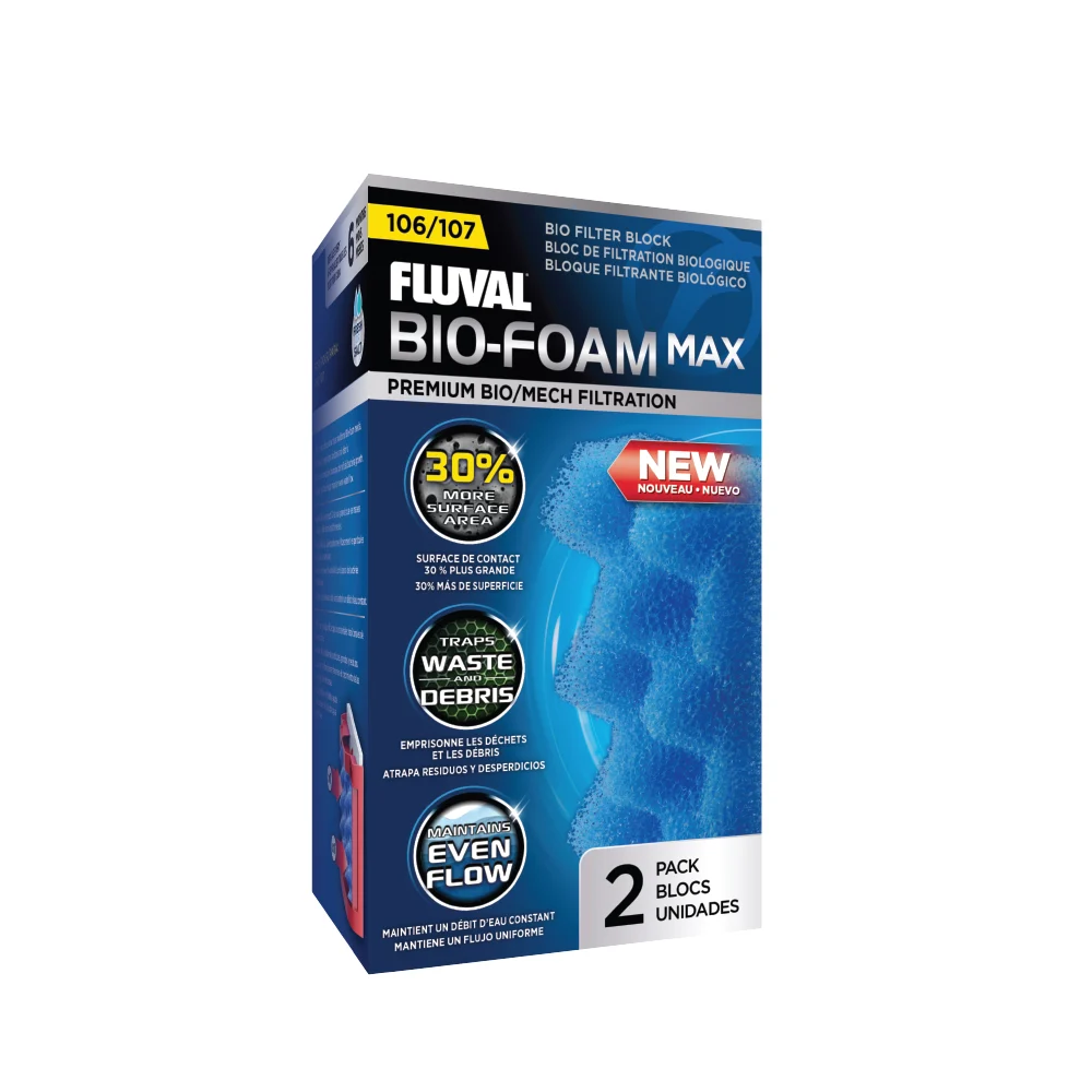 Bio-Foam Max for 106, 107 Canister Filter, 2-Pack A187