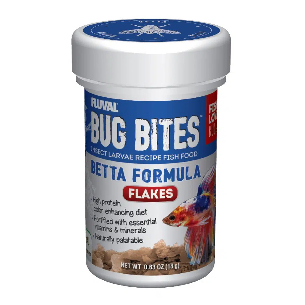 Fluval Bug Bites Betta Flakes, 18 g (0.63oz)