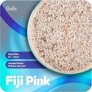 CaribSea Fiji Pink Arag-Alive Live Reef Sand 20 lbs