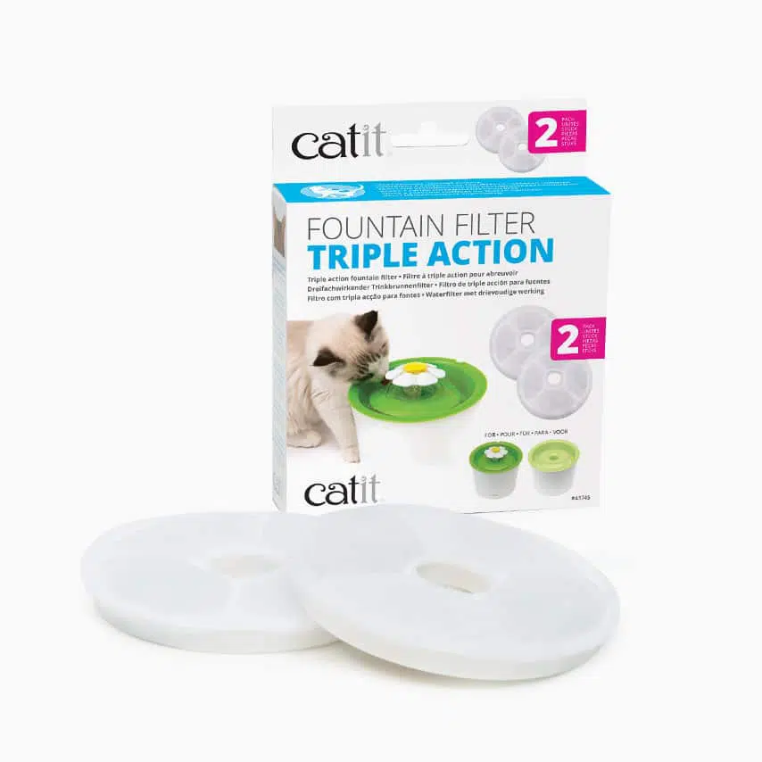 Catit Flower Fountain Triple Action Filter - Pack 2