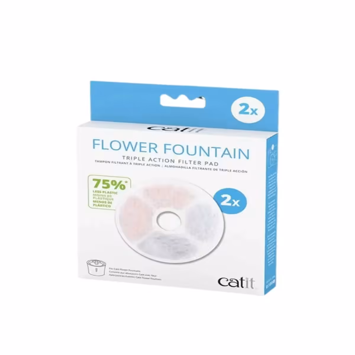 Catit Flower Fountain Triple Action Filter Pad