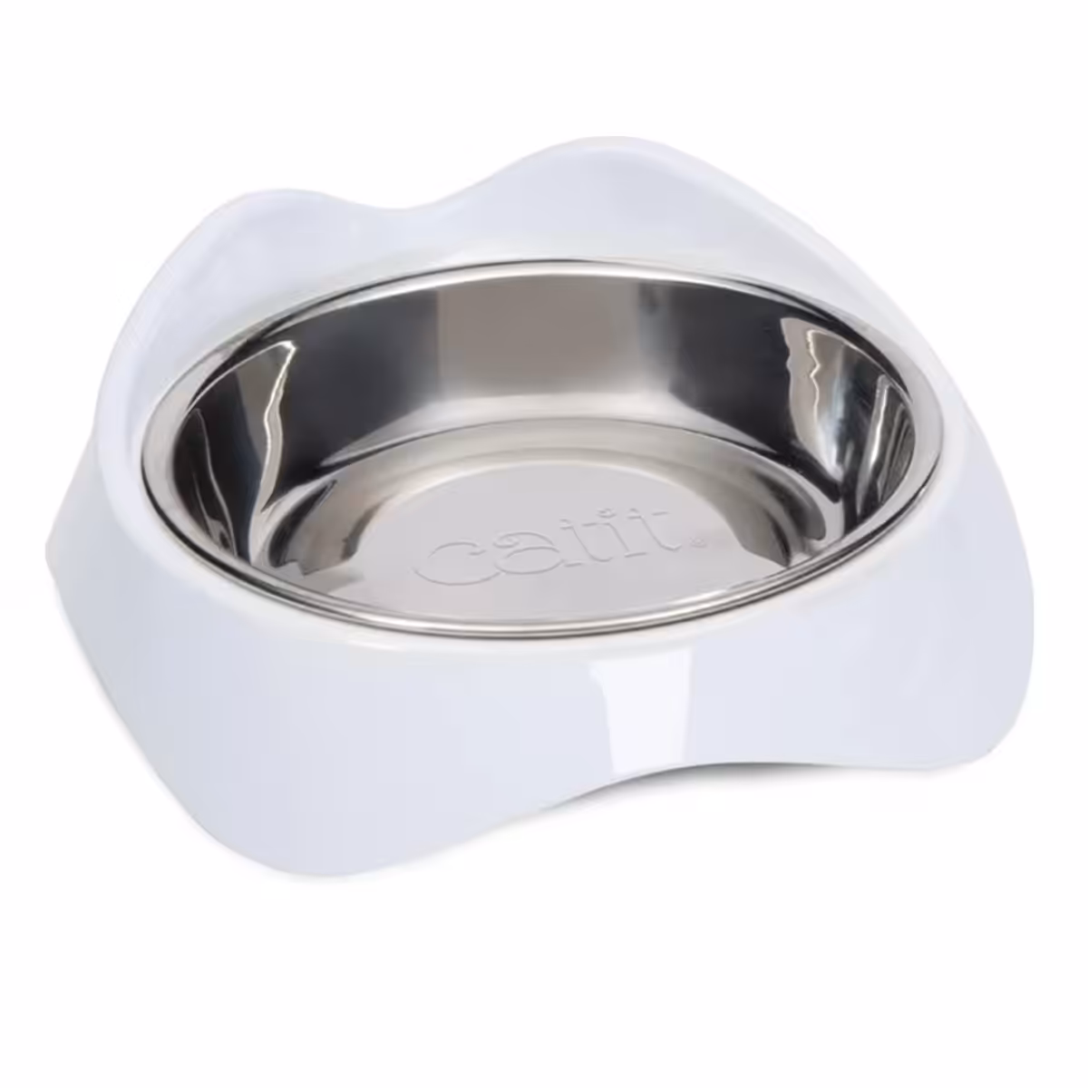 Catit PIXI Feeding Dish, Whisker Stress Free Food and Water Cat Bowl