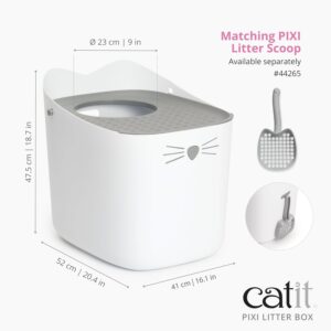 Catit Pixi Litter Box- Gray