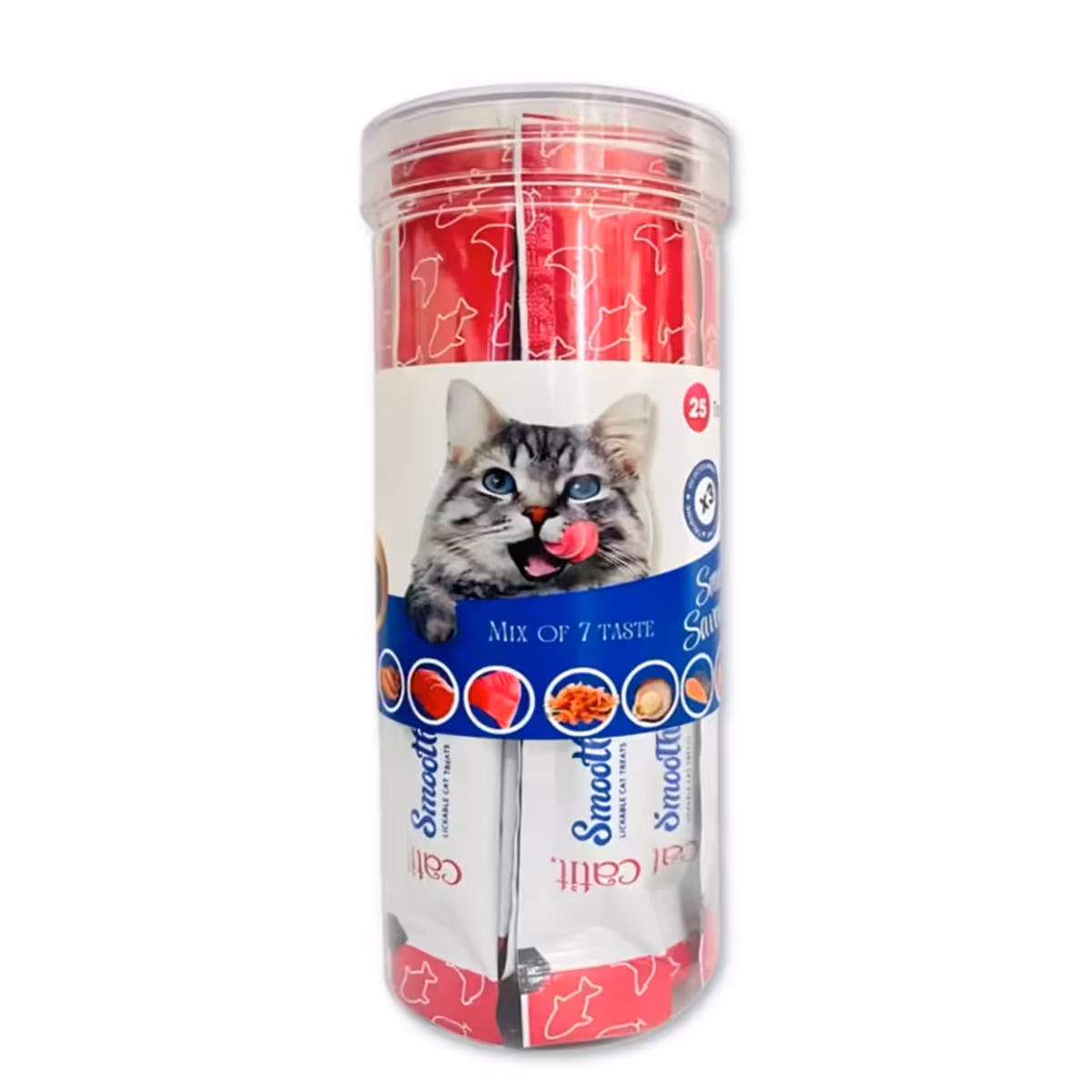 IndieFur - Branded Online Aquarium Store in India. Catit Smooth And Savoury Jar cat treat – Pack Of 25 Tubes
