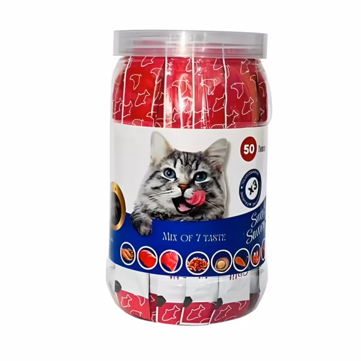 Catit Smooth and Savoury cat treats Jar – 50 Value pack jar