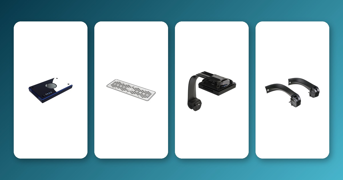 Gradient composite featuring the EcoTech Marine Radion XR30 G6 Pro LED light, XR30 High Intensity Lens Kit, RMS XR15 Tank Mount System, and Multi-Light RMS Arm Kit
