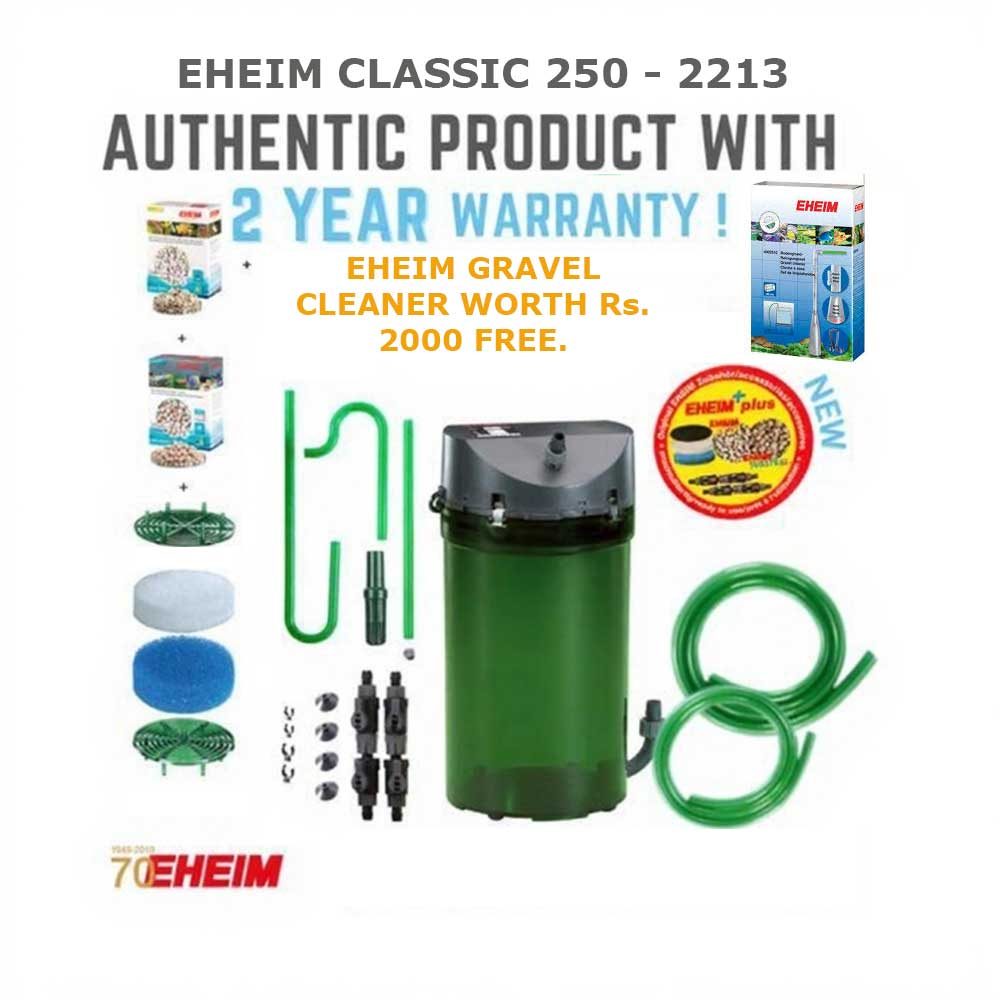 EHEIM Classic Filter 250 - 2213 - Plus EHEIM Classic Filter 250 - 2213