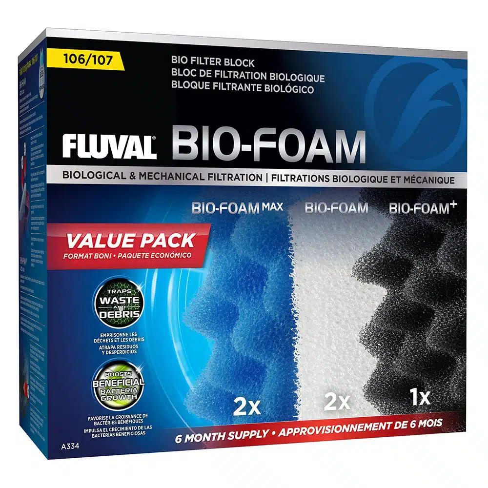 Fluval 106, 107 Bio-Foam Value Pack – A334