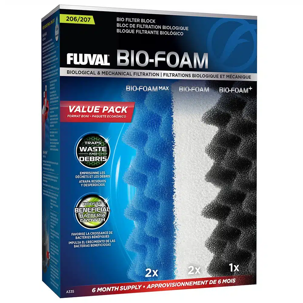 Fluval 206, 207 Bio-Foam Value Pack – A335