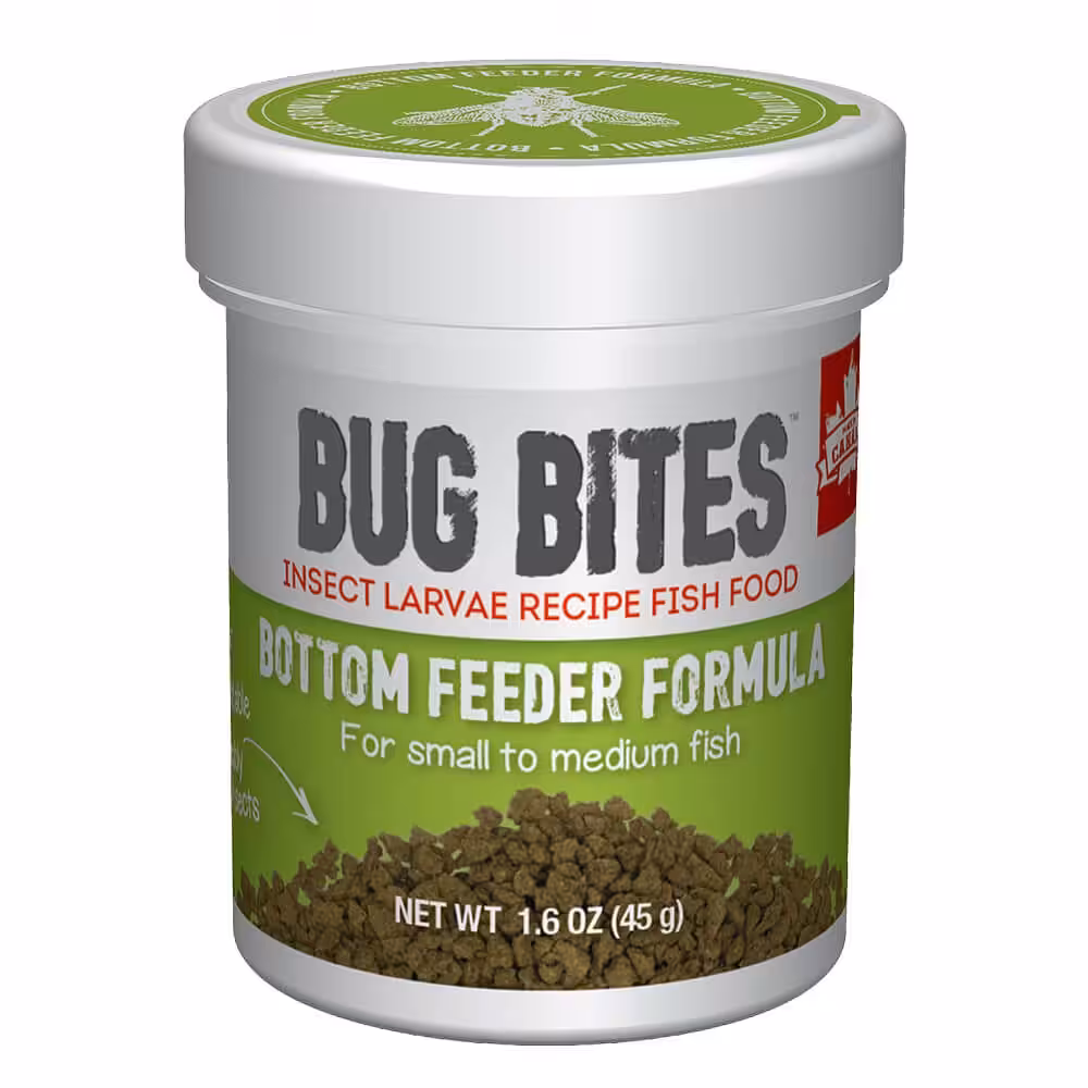 Fluval Bug Bites Bottom Feeder Formula Granules S-M (45g)