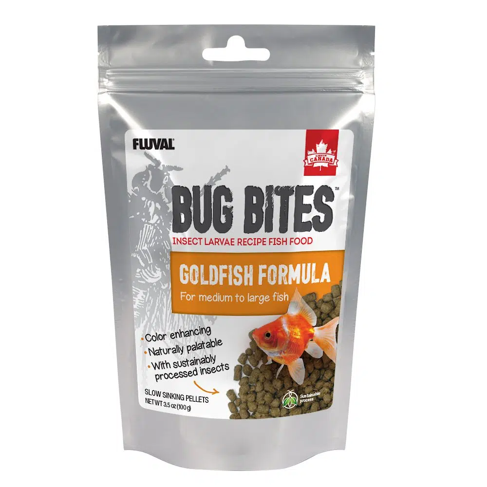 Fluval Bug Bites Goldfish Formula – Medium to Large – 5-7 mm pellets – 100 g – A6584