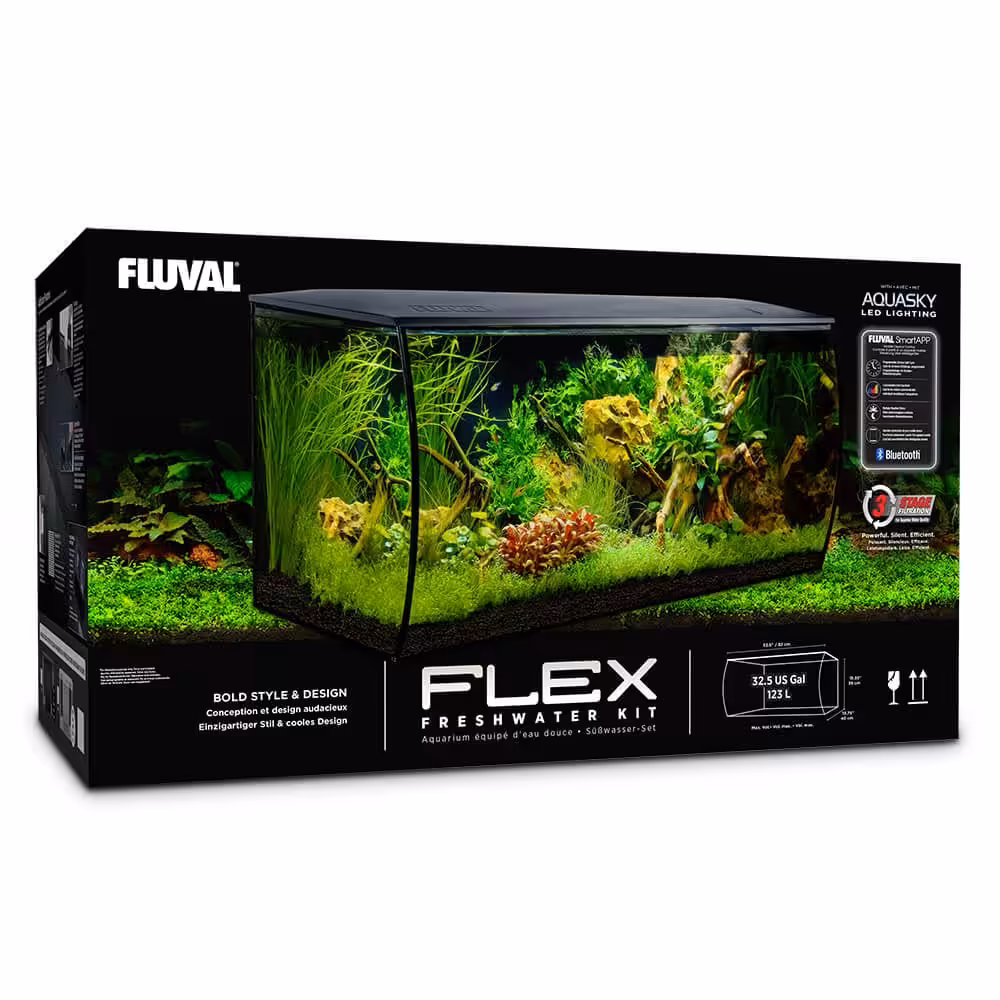 Fluval Flex Aquarium Kit, 123 L – 14995