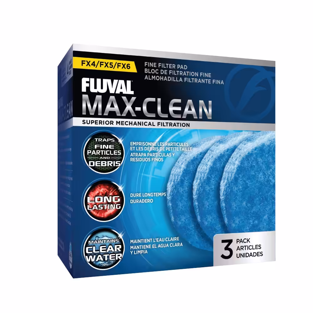 Fluval Max-Clean for FX4/FX5/FX6 Canister Filter, 3-Pack – A248