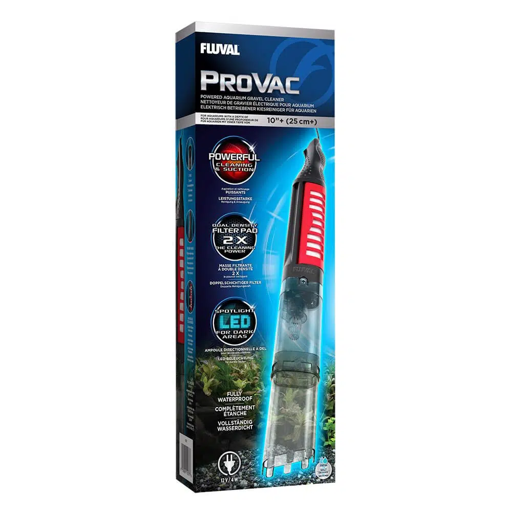 Fluval ProVAC Powered Aquarium Gravel Cleaner, up to 10″+ (25 cm+) – 11077