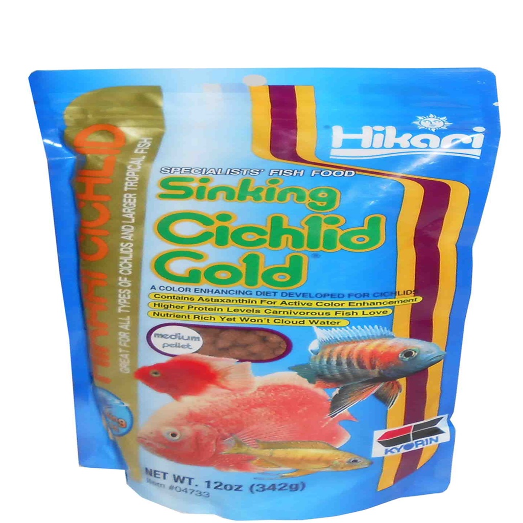 Hikari Cichlid Gold Sinking 100 Gm Mini Pellet Hikari Cichlid Gold Sinking 100 Gm Mini Pellet